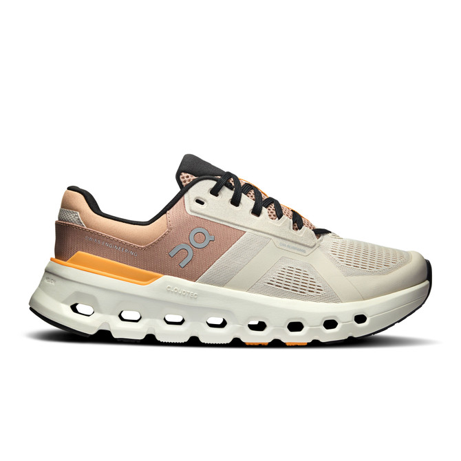 On Women's Cloudrunner 2 Running Shoes - Pearl/Tangerine