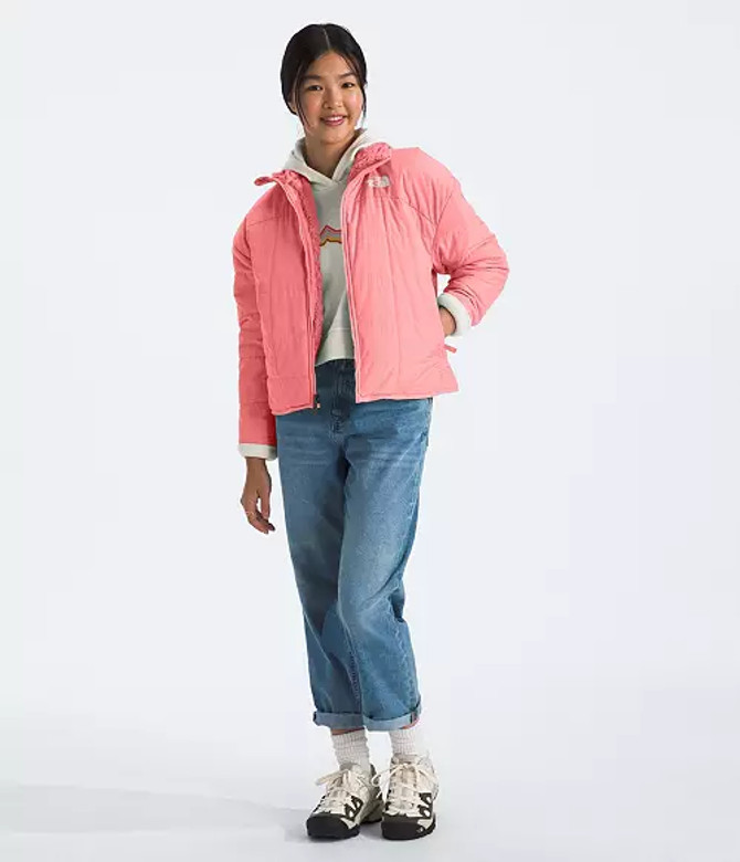 The North Face Girls' Reversible Shasta Full-Zip Jacket - Terracotta