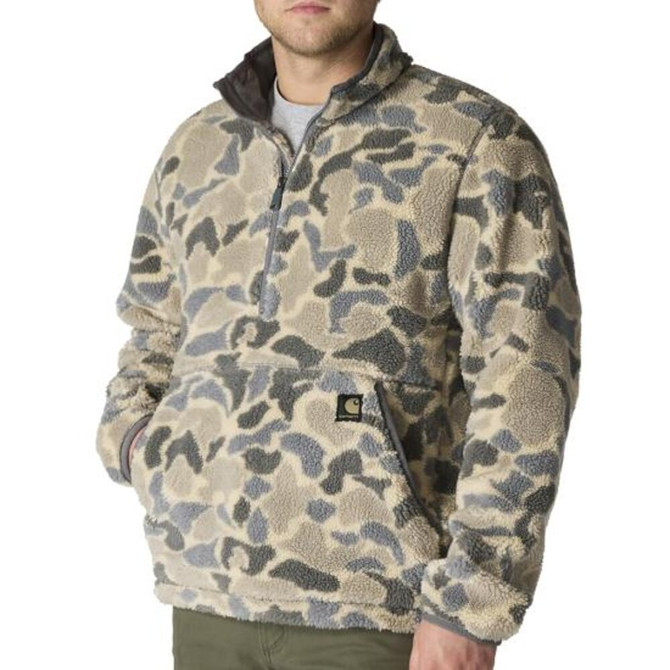 Carhartt Loose Fit Fleece Pullover - Khaki Vintage Camo Carhartt Loose Fit Fleece Pullover - Khaki Vintage Camo