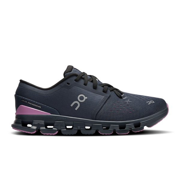 On Women's Cloud X 4 - Navy/Sakura