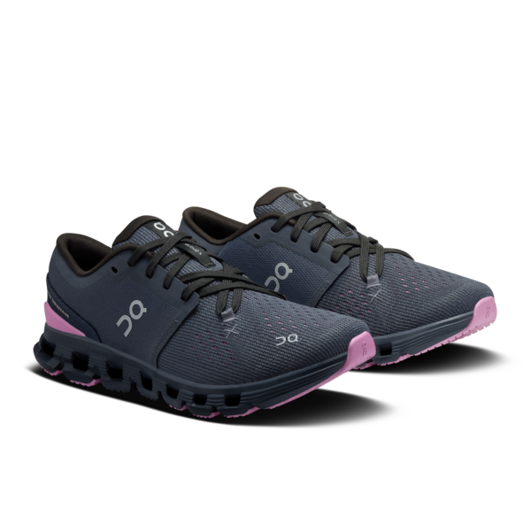 On Women's Cloud X 4 - Navy/Sakura