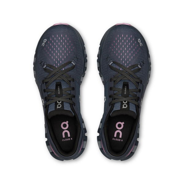 On Women's Cloud X 4 - Navy/Sakura