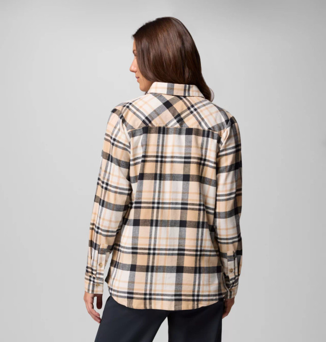 Columbia Women's Calico Basin Flannel Long Sleeve Shirt -Canoe Multiplaid