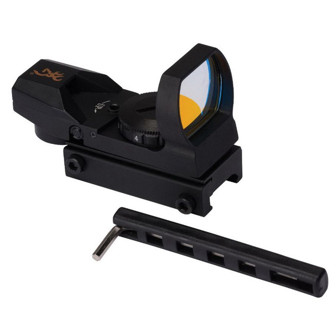 Browning Buck Mark Reflex Sight, 3 MOA Multi-Reticle, Black