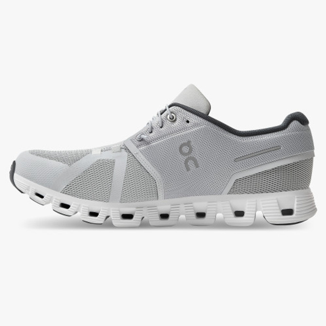 On Cloud 5 Men's Running Shoe- Glacier/White