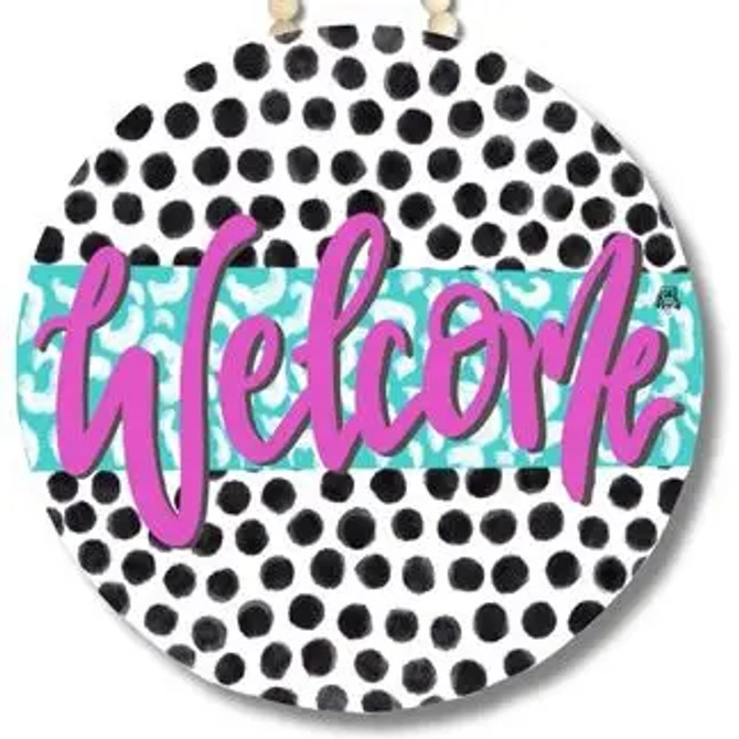 DK Designs Zoey Welcome Large Hanger