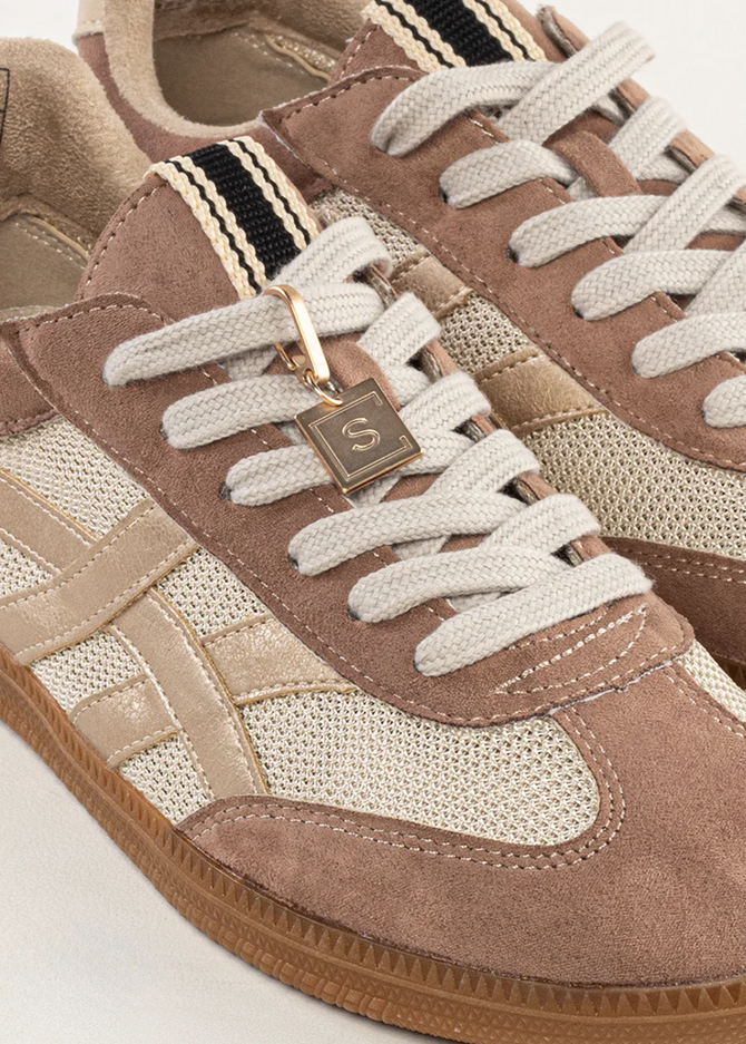 Shushop Women's Sasha Sneaker - Taupe Suede