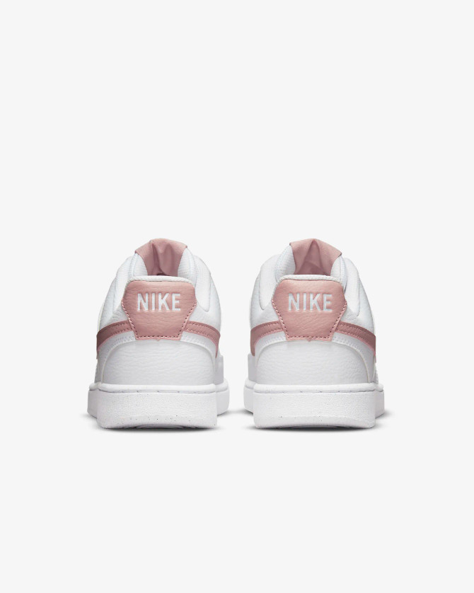 Nike Women's Court Vision Low Next Nature - White/Pink