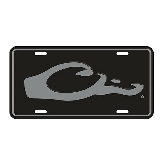 Drake Logo License Plate - Black