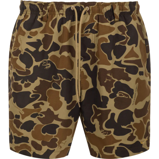 Drake Camo Dock Shorts 6" - Old School