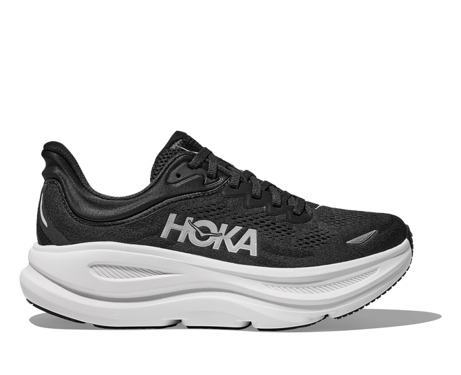 Hoka Women's Bondi 9 Wide - Black/White