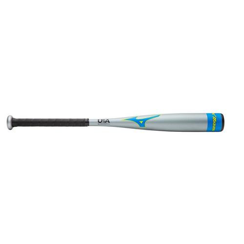 Mizuno B21-HOT METAL Tee Ball USA Baseball Bat (-13) – Light Grey