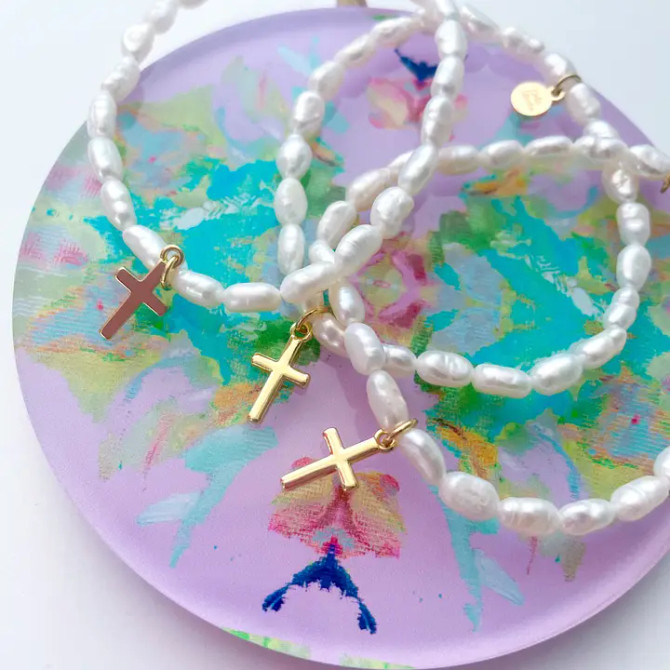Cola Stacks Signature Faith Bracelet
