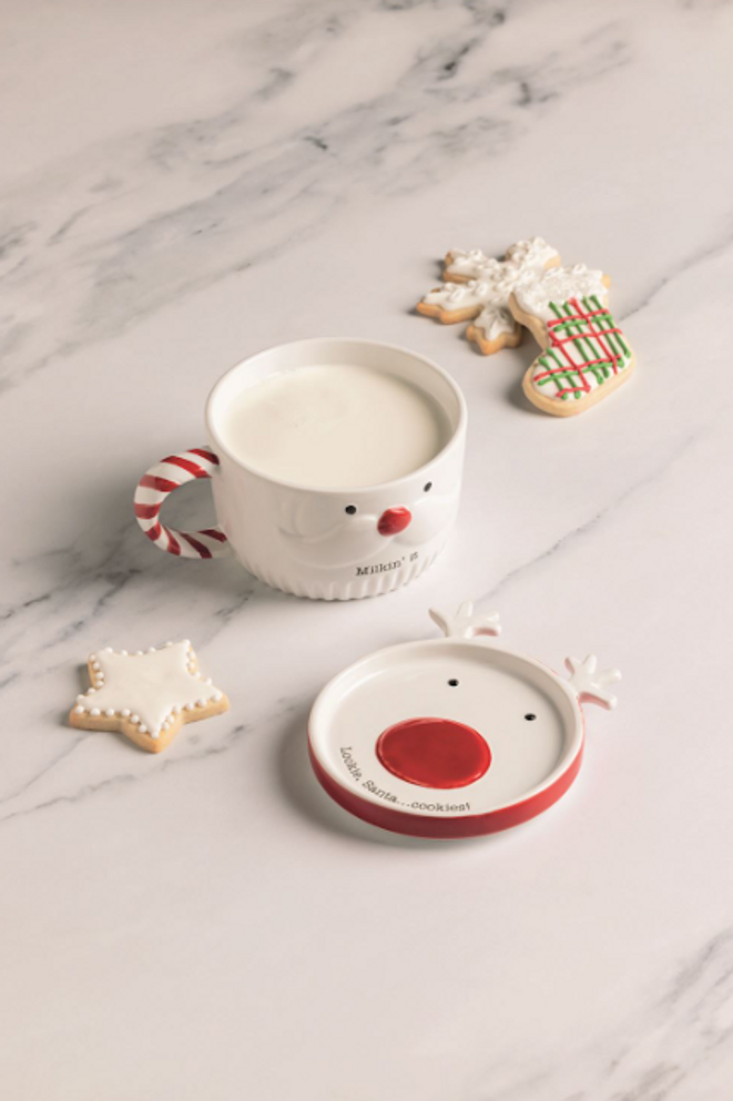 Mud Pie Cookies For Santa Mug Set Mud Pie Cookies For Santa Mug Set
