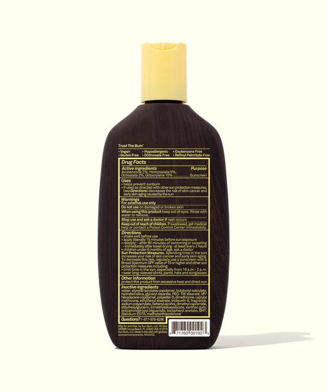 Sun Bum Original SPF 15 Sunscreen Lotion