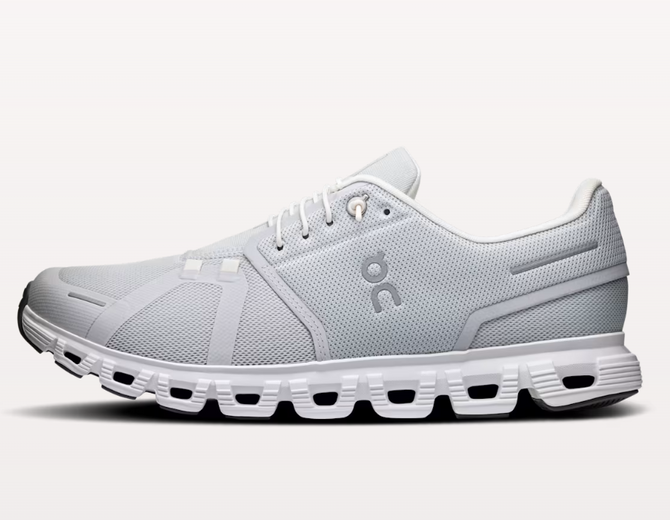 On Men's Cloud 6 - Glacier/White On Men's Cloud 6 - Glacier/White