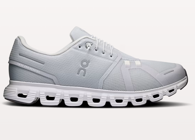 On Men's Cloud 6 - Glacier/White On Men's Cloud 6 - Glacier/White