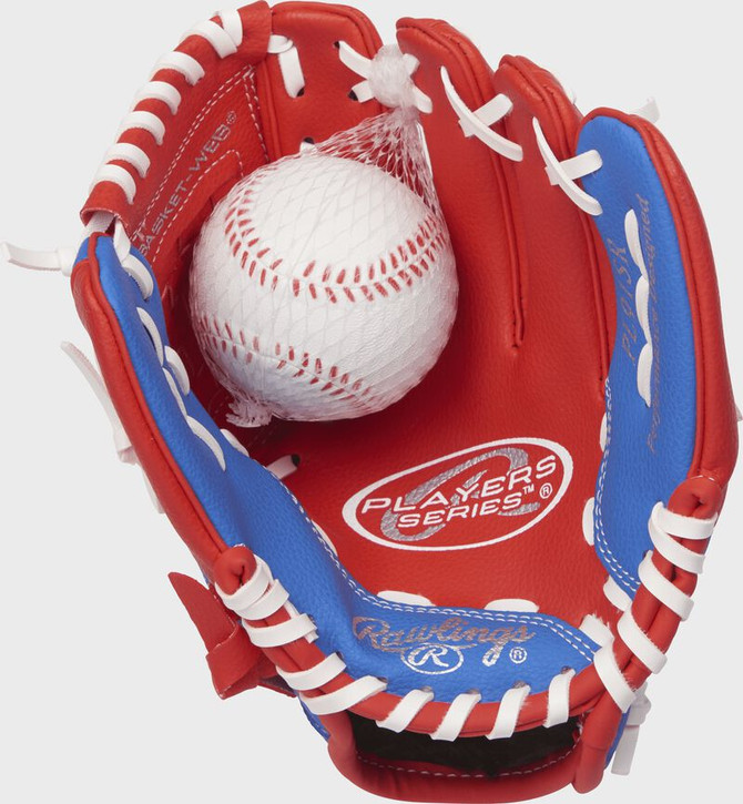 Players Series 9" Baseball/Softball Glove with Soft Core Ball (Left Hand Throw)