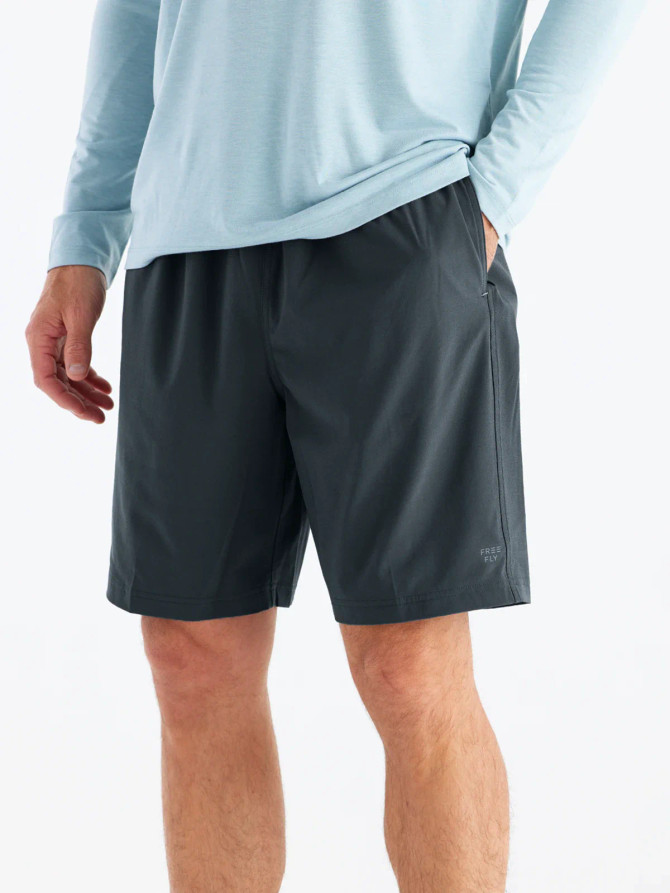 Free Fly Men's Breeze Short - 8" - Storm Cloud