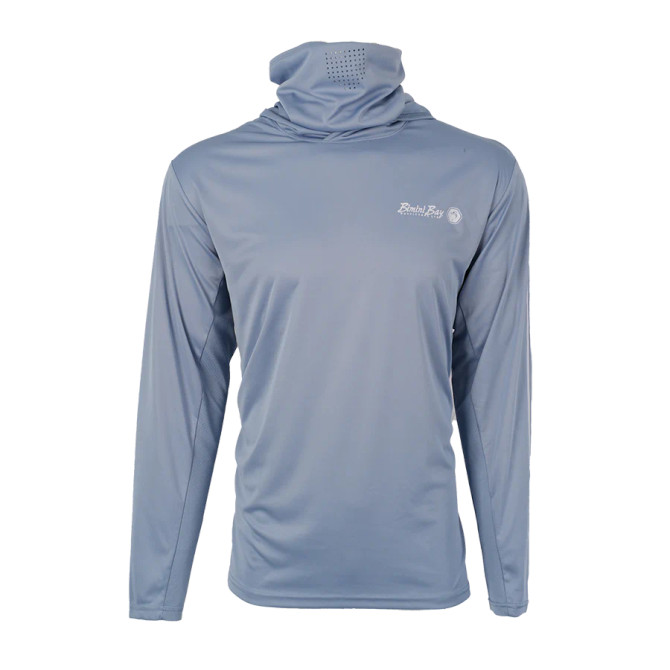 Bimini Bay Hatteras Performance Hoodie with Gaiter Featuring BloodGuard - Infinity Gray
