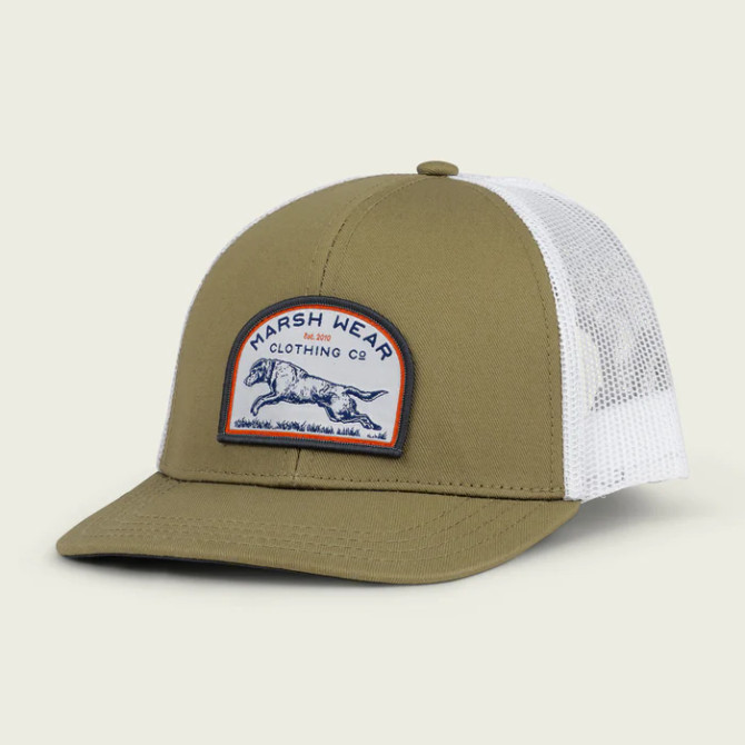 Marsh Wear Youth Retrieve Trucker Hat - Khaki
