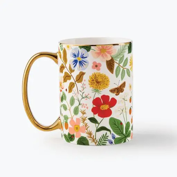Rifle Paper Co. Strawberry Fields Porcelain Mug