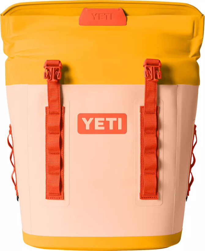 Yeti Hopper M12 Soft Backpack Cooler - Peach/Beekeeper