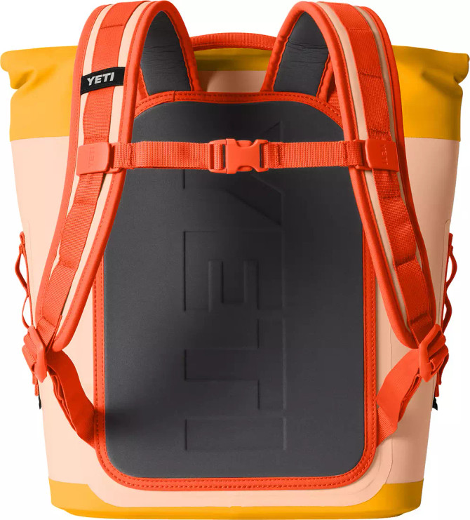 Yeti Hopper M12 Soft Backpack Cooler - Peach/Beekeeper