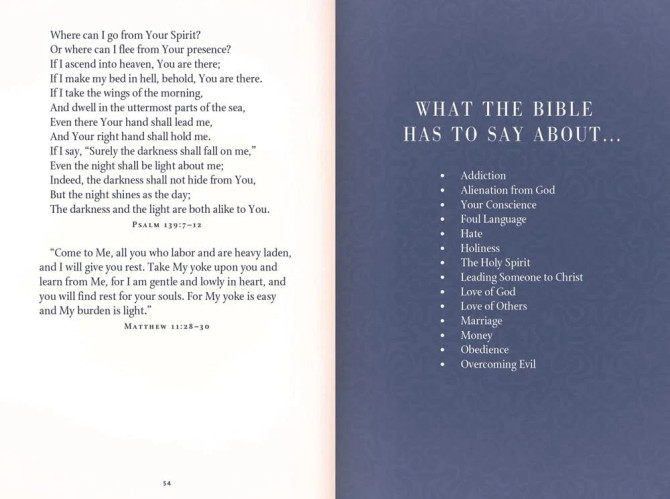 God's Promises for Graduates: Class of 2025 - Navy NKJV: New King James Version