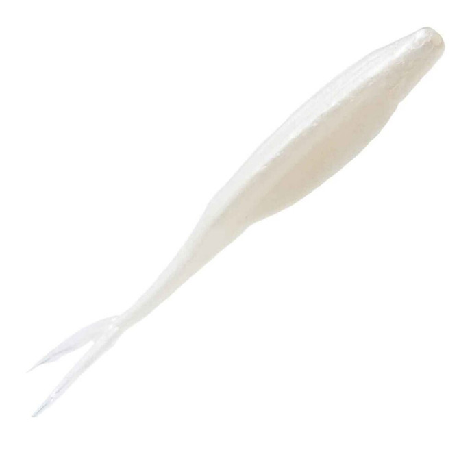 Zoom Super Fluke 5" Soft Jerkbait 10 Pack - White Pearl
