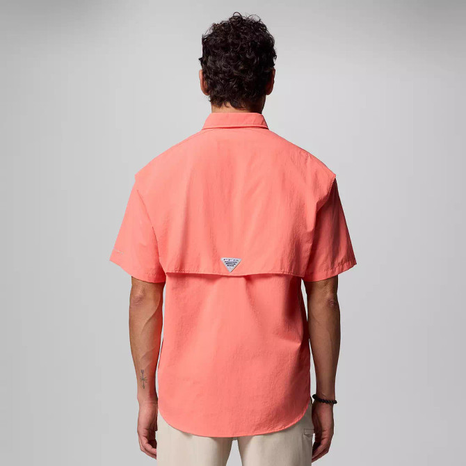 Columbia Men’s PFG Bahama II Short Sleeve Shirt - Melonade