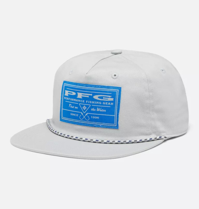 Columbia PFG Back Tack Snap Back - Cool Grey/PFG FOTW