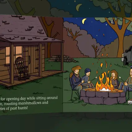 Explore the Outdoors Books Deer Camp Children's Book