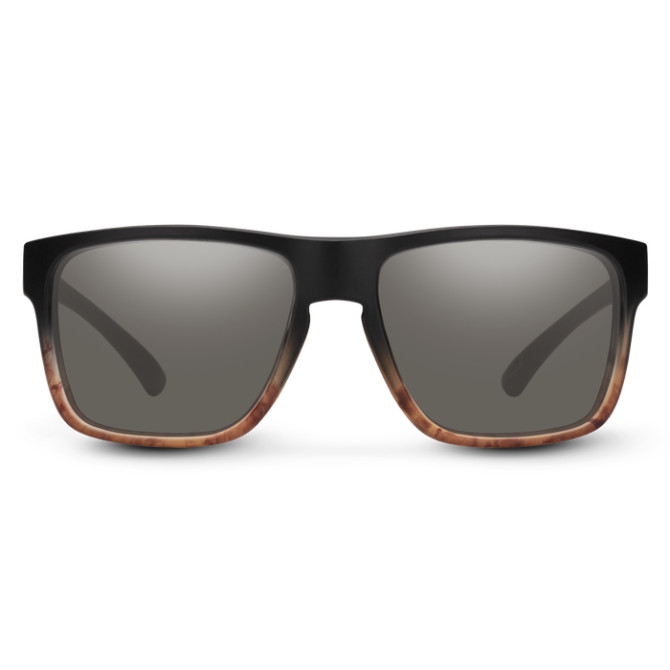 Suncloud Rambler Polarized Sunglasses - Black Tortoise Fade / Gray Lens