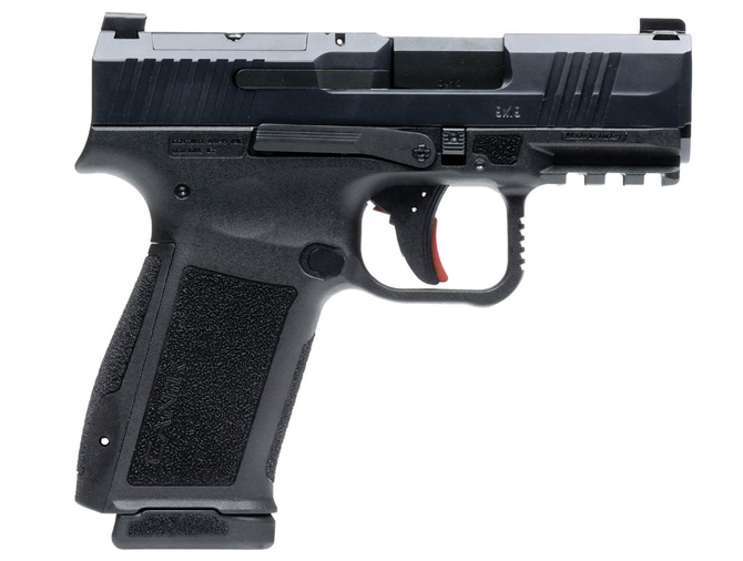 Canik METE 9mm Optics Ready Slide Cut 17+1, Black