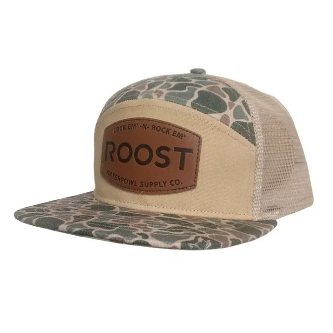 Fieldstone Roost 7 Panel Leather Patch Hat