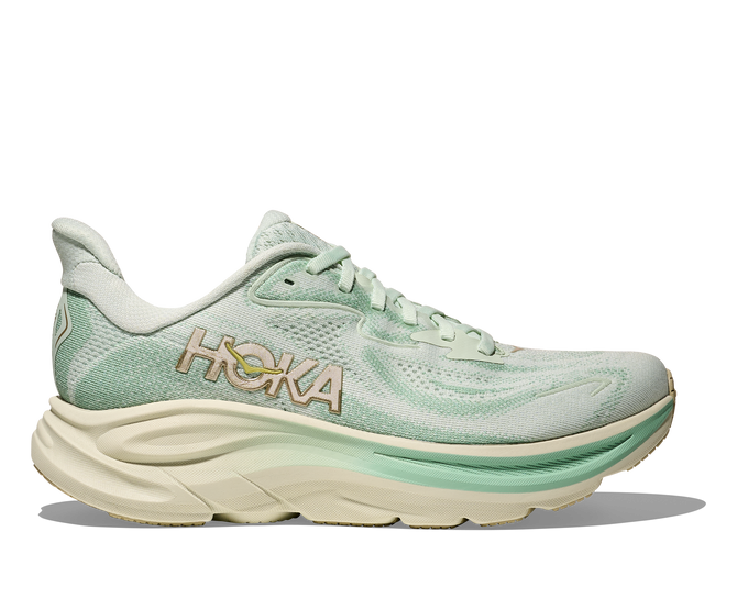 Hoka Women's Clifton 10-Sea Glass/Jadeite
