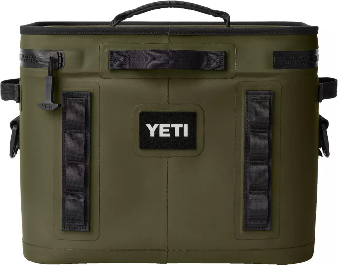 YETI Hopper Flip Olive/Black 24 can Soft Sided Cooler