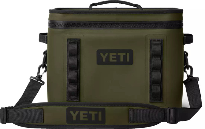 YETI Hopper Flip Olive/Black 24 can Soft Sided Cooler