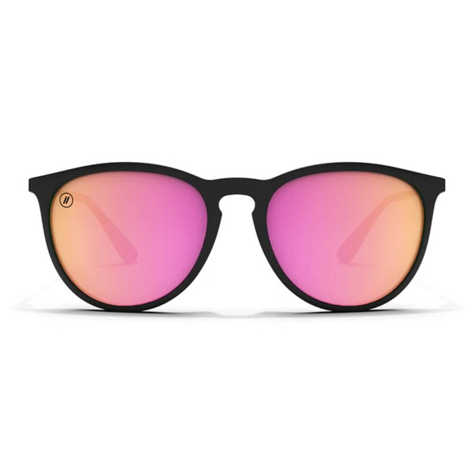 Blenders North Park X2 Polarized Sunglasses – Rose Theater II - Matte Black Frame/Rose Gold Mirror