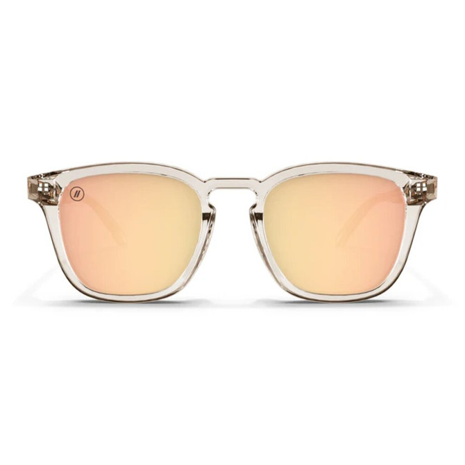Blenders Sydney Polarized Sunglasses – Sweet Diva - Gloss Crystal Grey Frame/Champagne Mirror