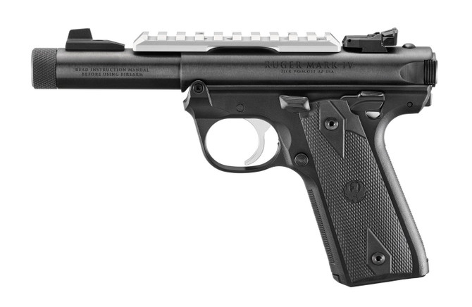 Ruger Mark IV 22/45 .22LR 4.4" 10rd Pistol, Black