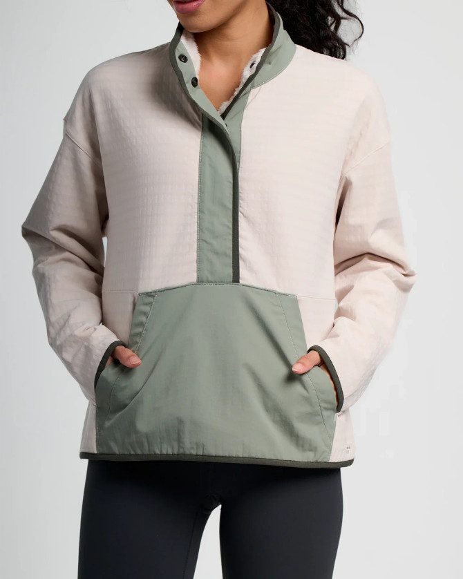 Free Fly Women's Gridback Fleece Snap Pullover