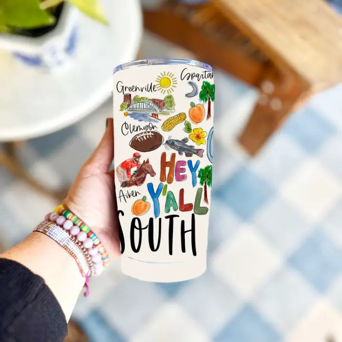 Happy By Rachel South Carolina Tumbler - 20oz
