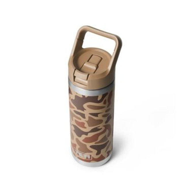 Yeti Rambler 18 Oz Water Bottle with Straw Cap- Wetlands Camo Yeti Rambler 18 Oz Water Bottle with Straw Cap- Wetlands Camo