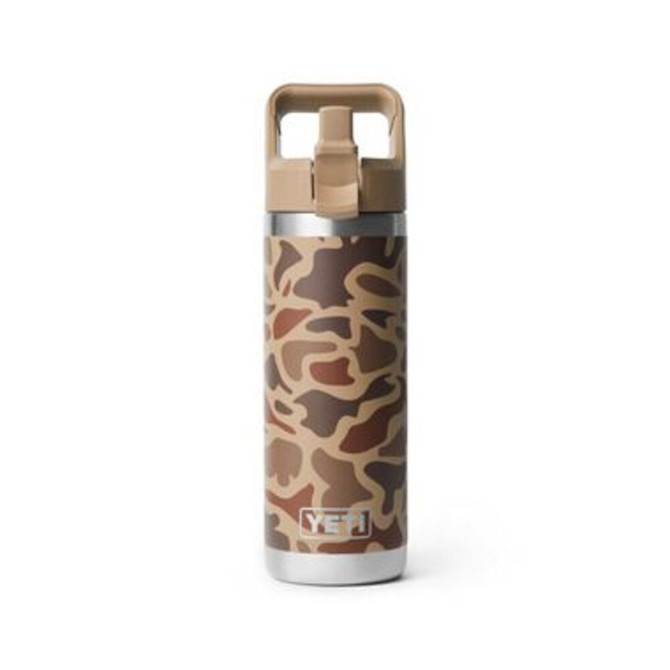 Yeti Rambler 18 Oz Water Bottle with Straw Cap- Wetlands Camo Yeti Rambler 18 Oz Water Bottle with Straw Cap- Wetlands Camo