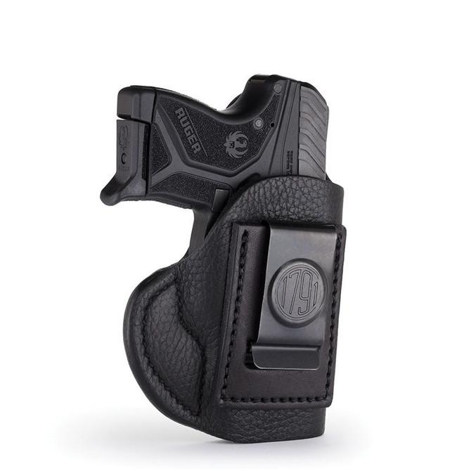 1791 Gunleather SCH Right Hand Ruger LCP IWB Smooth Concealment Holster, Night Sky Black 1791 Gunleather SCH Right Hand Ruger LCP IWB Smooth Concealment Holster, Night Sky Black