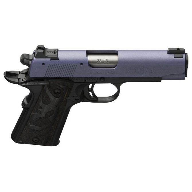Browning 1911-22 Black Label Crushed Orchid .22LR - Matte Black