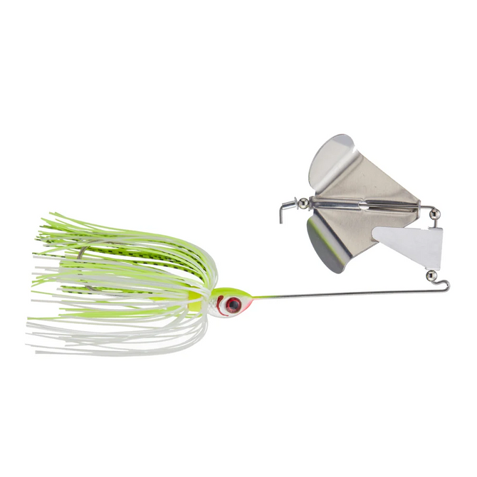 Booyah Buzz 3⁄8 oz Classic Buzzbait - White Chartreuse Shad