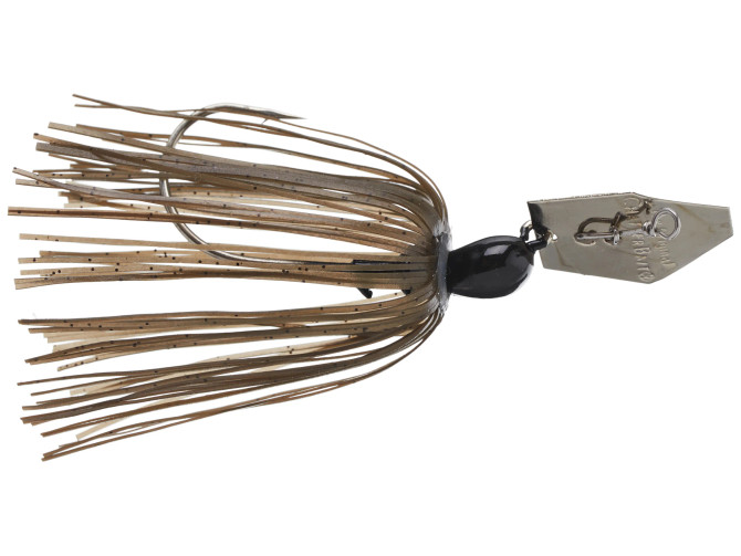 Z‑Man Original ChatterBait Bladed Swim Jig - Green Pumpkin Black